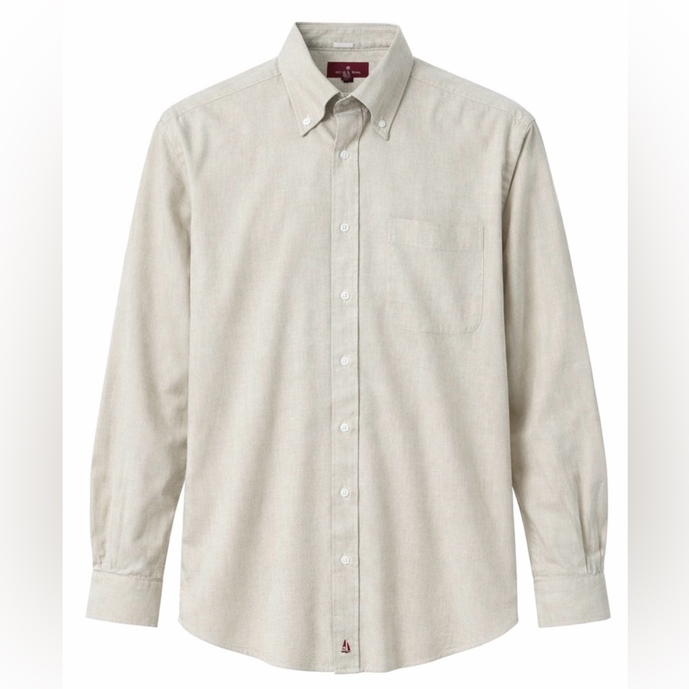 Nordstrom Men's Sand Colored Casual Button-Down Shirt 16-34 (L)